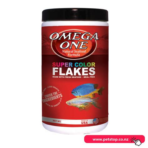 Omega One Super Colour Tropical Fish Flakes 62g